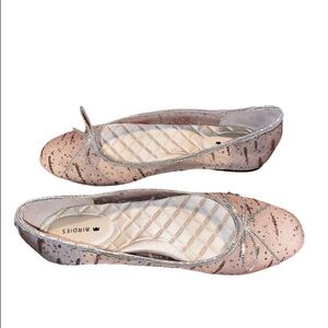 Birdies Blush and Metallic Loafers